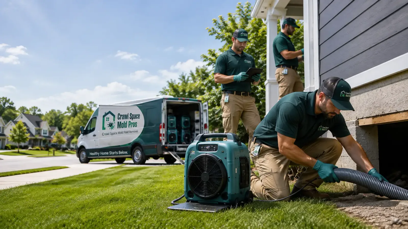 Crawl Space Mold Removal in Swansea, MA